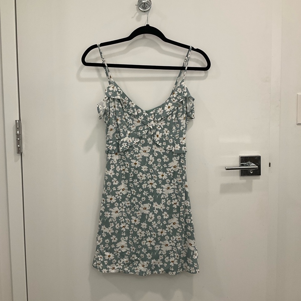 Petal & Pup Blue and White Mini Sundress